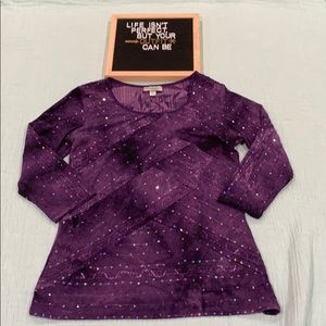 ☀️ CLEARANCE: Dressbarn purple sequins blouse